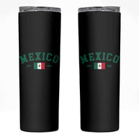 Mexico Mexican Flag Vintage Pride Skinny Tumbler