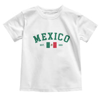 Mexico Mexican Flag Vintage Pride Toddler T Shirt