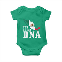 It's in My DNA Mexican Proud Hispanic Gift Mexico Flag Baby Onesie