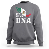 It's in My DNA Mexican Proud Hispanic Gift Mexico Flag Sweatshirt