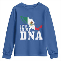 It's in My DNA Mexican Proud Hispanic Gift Mexico Flag Youth Sweatshirt