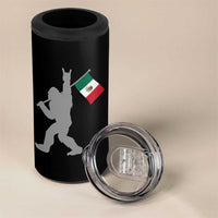 Bigfoot Rock On Hold Mexico Flag Sasquatch Believers 4 in 1 Can Cooler Tumbler