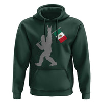 Bigfoot Rock On Hold Mexico Flag Sasquatch Believers Hoodie