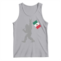 Bigfoot Rock On Hold Mexico Flag Sasquatch Believers Tank Top