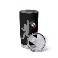 Bigfoot Rock On Hold Mexico Flag Sasquatch Believers Tumbler Cup