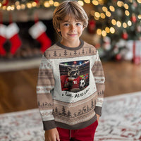 Norway Soccer Football Fan Norge Norwegian Flag Ugly Christmas Sweater Funny Raccoon I Live Here Now