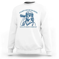 Funny Boat Captain Girl Sweatshirt It Is Not A Day On The Lake Until My Dinghy Comes Out - Wonder Print Shop