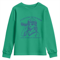 Funny Boat Captain Girl Youth Sweatshirt It Is Not A Day On The Lake Until My Dinghy Comes Out - Wonder Print Shop