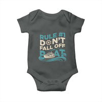Funny Cruise Ship Baby Onesie Rule Number One Do Not Fall Off The Boat - Wonder Print Shop