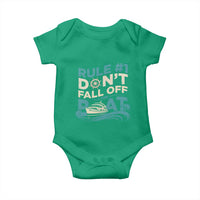 Funny Cruise Ship Baby Onesie Rule Number One Do Not Fall Off The Boat - Wonder Print Shop