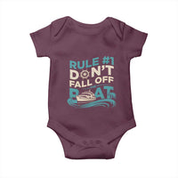 Funny Cruise Ship Baby Onesie Rule Number One Do Not Fall Off The Boat - Wonder Print Shop