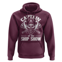Funny Boat Captain Pun Hoodie Captain Of The Ship Show - Wonder Print Shop