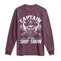 Funny Boat Captain Pun Long Sleeve Shirt Captain Of The Ship Show - Wonder Print Shop