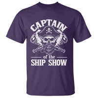 Funny Boat Captain Pun T Shirt Captain Of The Ship Show - Wonder Print Shop