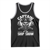 Funny Boat Captain Pun Tank Top Captain Of The Ship Show - Wonder Print Shop