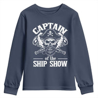 Funny Boat Captain Pun Youth Sweatshirt Captain Of The Ship Show - Wonder Print Shop