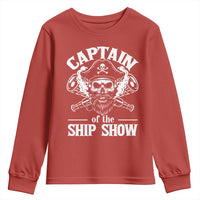 Funny Boat Captain Pun Youth Sweatshirt Captain Of The Ship Show - Wonder Print Shop
