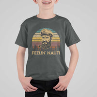 Funny Sailing Boating T Shirt For Kid Feelin Nauti - Wonder Print Shop
