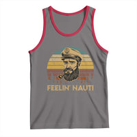 Funny Sailing Boating Tank Top Feelin Nauti - Wonder Print Shop