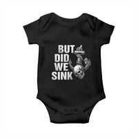 Funny Boating Baby Onesie But Did We Sink - Wonder Print Shop