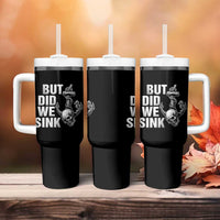 Funny Boating Tumbler With Handle But Did We Sink - Wonder Print Shop