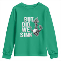 Funny Boating Youth Sweatshirt But Did We Sink - Wonder Print Shop