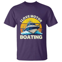 Funny Boater T Shirt I Love Motorboating - Wonder Print Shop