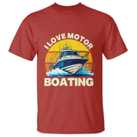 Funny Boater T Shirt I Love Motorboating - Wonder Print Shop