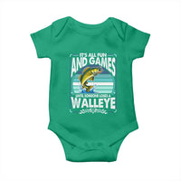 Funny Fishing Baby Onesie It Is All Fun And Games Until Someone Loses A Walleye - Wonder Print Shop