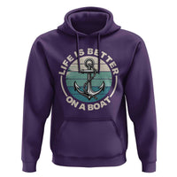 Funny Boating Hoodie Life Is Better On A Boat - Wonder Print Shop