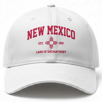 Vintage New Mexico Flag Zia Sun Souvenir Baseball Cap