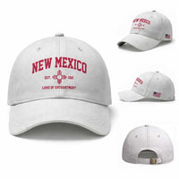 Vintage New Mexico Flag Zia Sun Souvenir Baseball Cap