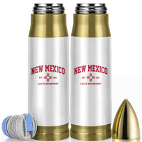 Vintage New Mexico Flag Zia Sun Souvenir Bullet Tumbler