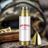 Vintage New Mexico Flag Zia Sun Souvenir Bullet Tumbler