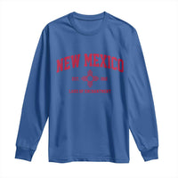 Vintage New Mexico Flag Zia Sun Souvenir Long Sleeve Shirt