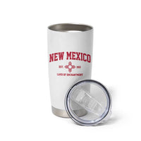 Vintage New Mexico Flag Zia Sun Souvenir Tumbler Cup