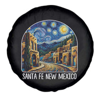 Santa Fe New Mexico Starry Night Style Spare Tire Cover