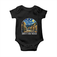 Santa Fe New Mexico Starry Night Style Baby Onesie