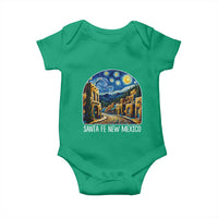 Santa Fe New Mexico Starry Night Style Baby Onesie