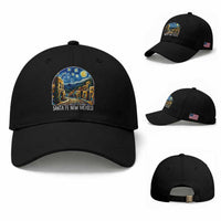 Santa Fe New Mexico Starry Night Style Baseball Cap