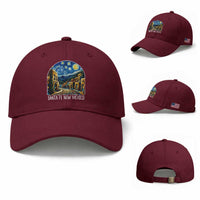 Santa Fe New Mexico Starry Night Style Baseball Cap