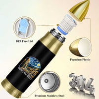Santa Fe New Mexico Starry Night Style Bullet Tumbler