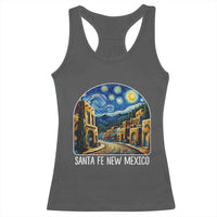 Santa Fe New Mexico Starry Night Style Racerback Tank Top