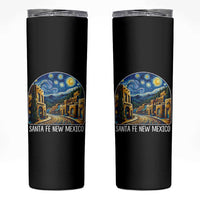 Santa Fe New Mexico Starry Night Style Skinny Tumbler