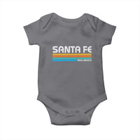 Retro Santa Fe New Mexico Distressed Souvenir Baby Onesie