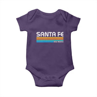 Retro Santa Fe New Mexico Distressed Souvenir Baby Onesie