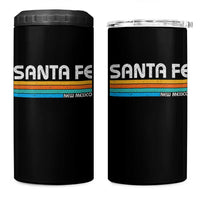 Retro Santa Fe New Mexico Distressed Souvenir 4 in 1 Can Cooler Tumbler