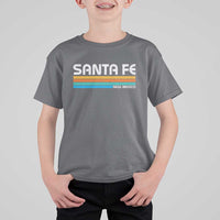 Retro Santa Fe New Mexico Distressed Souvenir T Shirt For Kid
