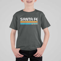 Retro Santa Fe New Mexico Distressed Souvenir T Shirt For Kid