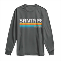 Retro Santa Fe New Mexico Distressed Souvenir Long Sleeve Shirt